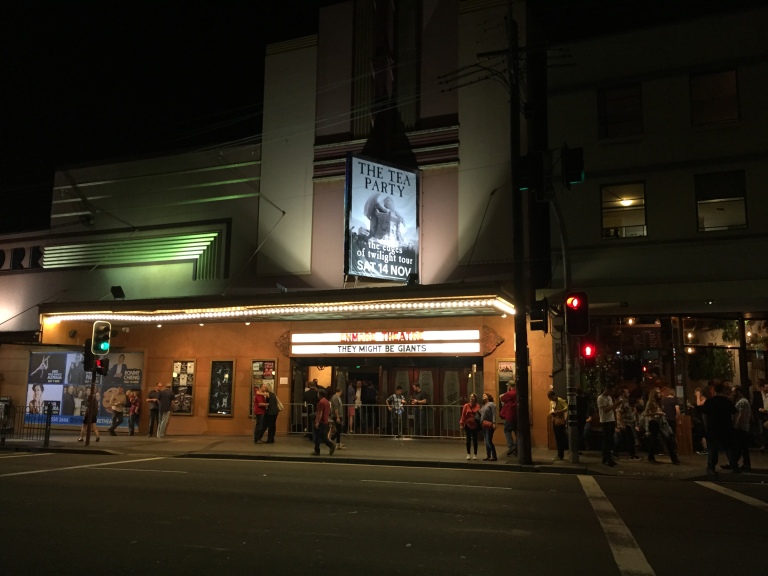 The Enmore Theatre today. Photo taken by the author, 6 November, 2015.